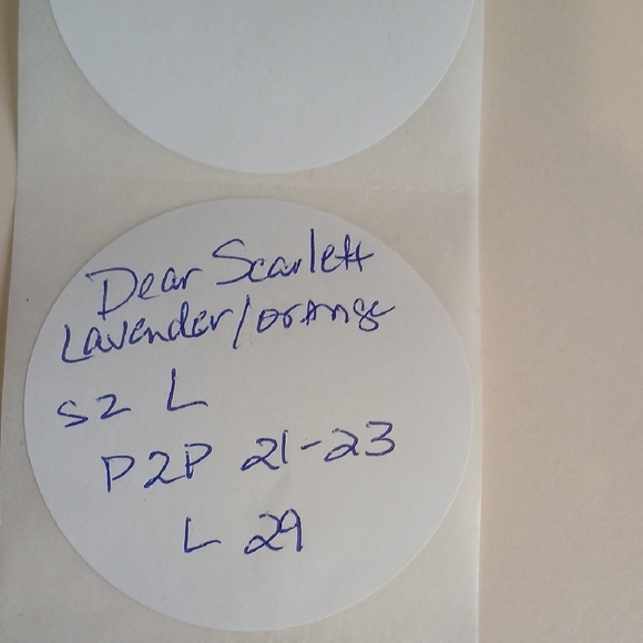 Dear Scarlett Floral Women's Top - Purple and Red sz L - Picture 6 of 6